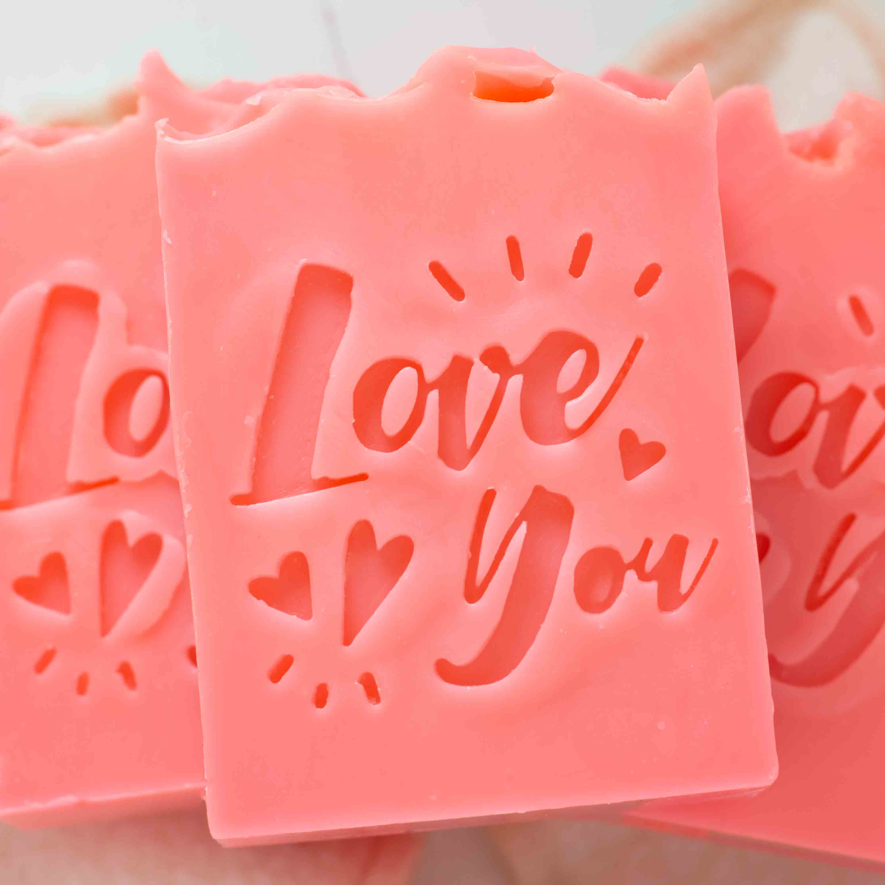 New "Love You" Gift Soap