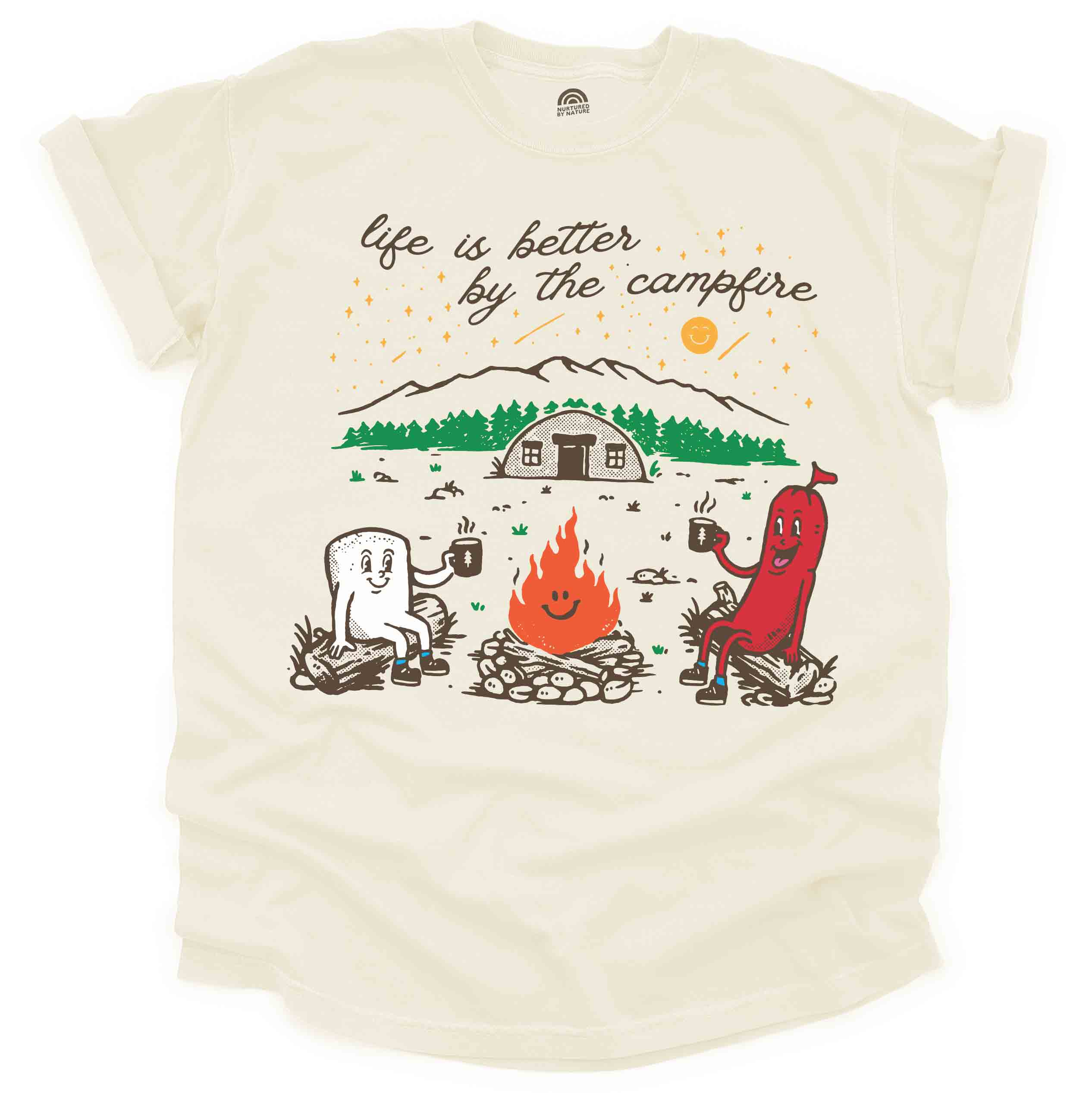 Life is Better by the Campfire Graphic T-Shirt
