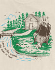 Cabin Life Cute Retro Bear Character T-Shirt by Nurtured by Nature Studio Hiking, Camping, Outdoorsy Gift