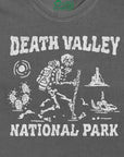 Death Valley National Park with Hiking Skeleton Graphic T-Shirt by Nurtured by Nature Studio