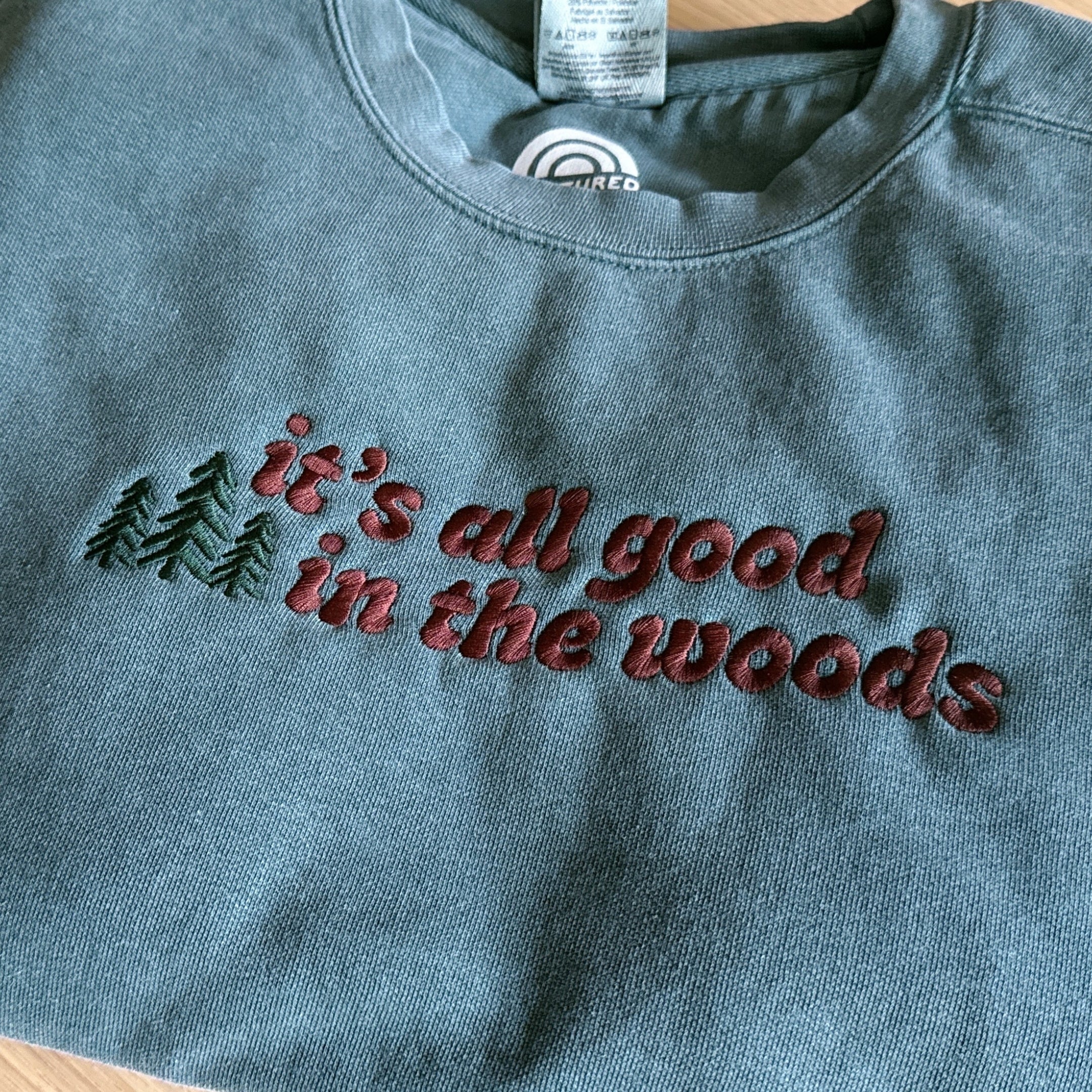 Hiker Sweatshirt in Faded Green