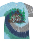 Leave No Trace Hiking Bigfoot Kids Tie Dye Graphic T-Shirt