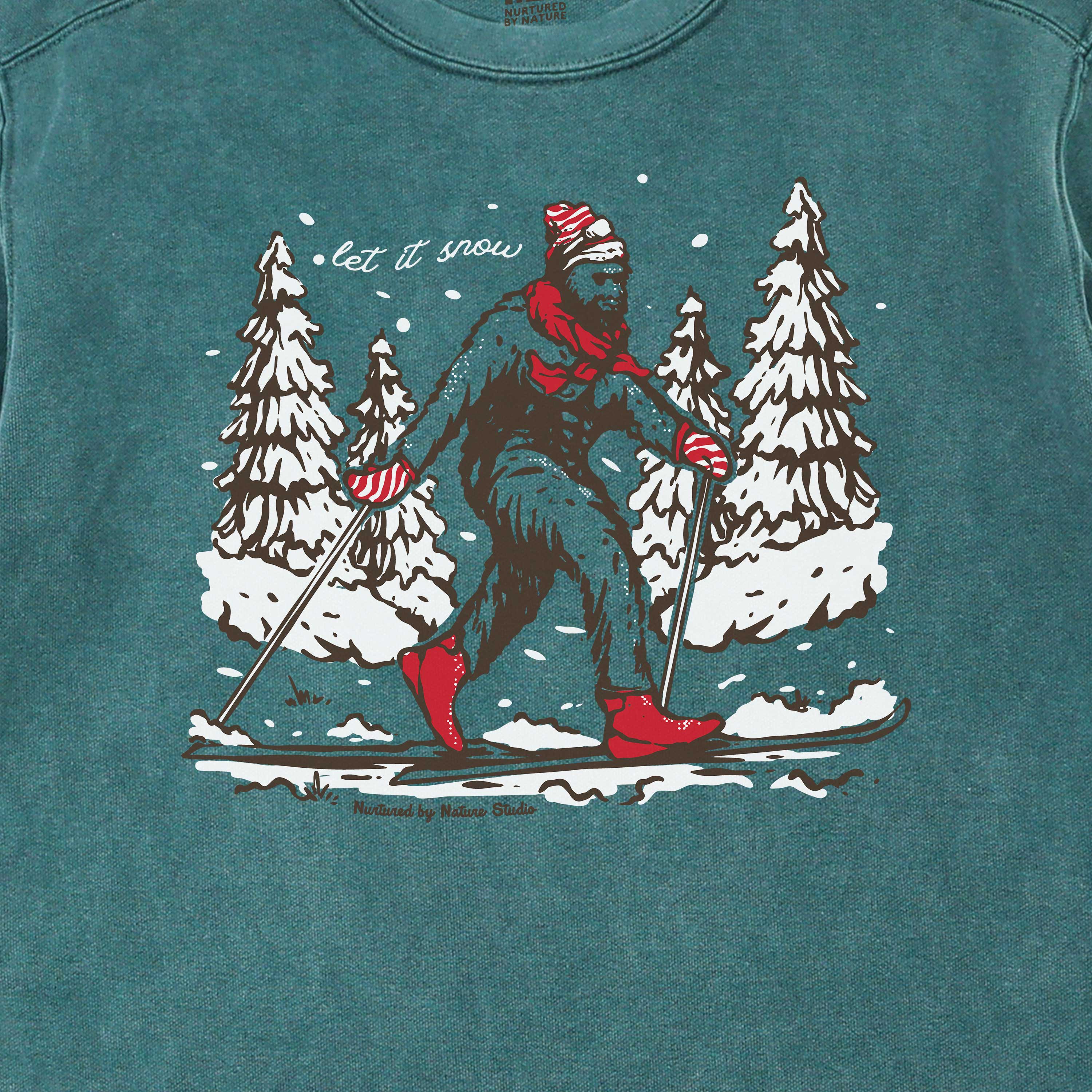 Bigfoot Ski Day Sweatshirt
