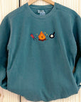 Camp Snacks (Savory Version) Embroidered Crewneck Sweatshirt (Copy)