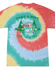 Take A Hike Kids Tie Dye Graphic T-Shirt