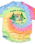 Take A Hike Kids Tie Dye Graphic T-Shirt