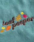 Leaf Peeper Embroidered Crewneck Sweatshirt