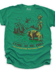Come At Me Bro Bison Graphic T-Shirt
