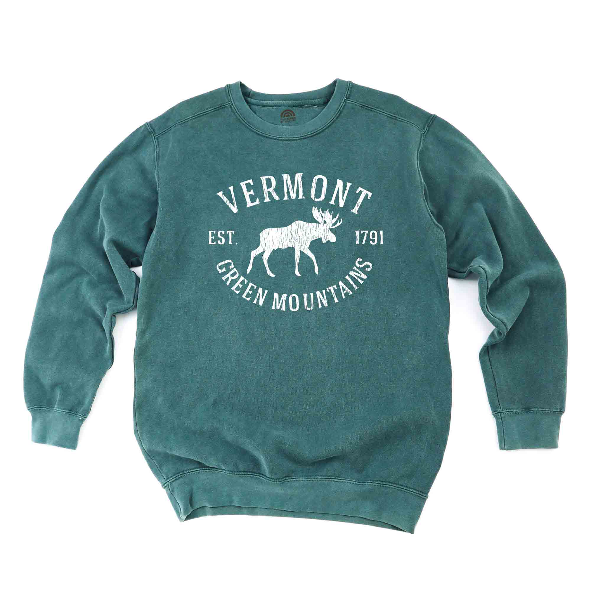 Vermont Moose Vintage Wash Crewneck
