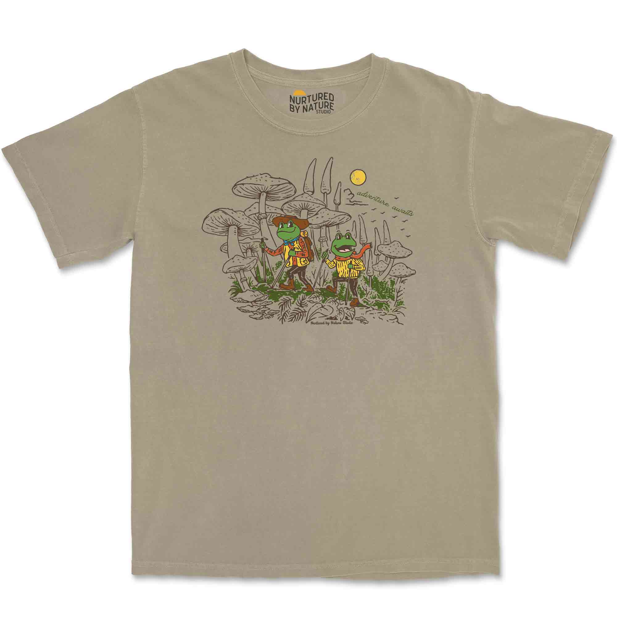 Adventure Frogs Graphic T-Shirt