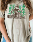 Bigfoot Sasquatch T-Shirt by Nurtured by Nature Studio for Camping, Hiking, Backpacking and Gifts