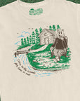 Cabin Life Cute Retro Bear Character T-Shirt by Nurtured by Nature Studio Hiking, Camping, Outdoorsy Gift