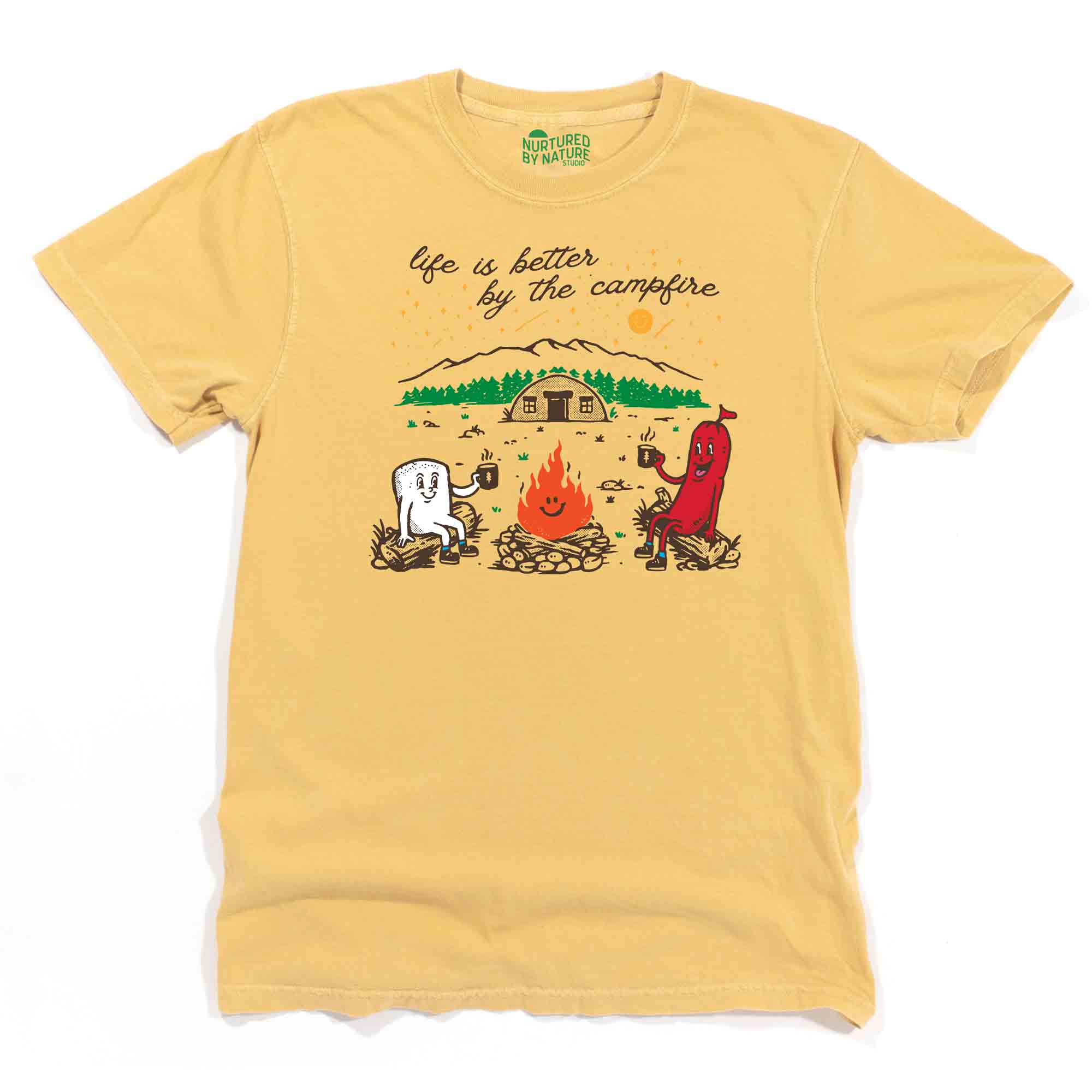 Life is Better by the Campfire Graphic T-Shirt