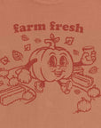 Farm Fresh Cute Retro Pumpkin Character Graphic T-Shirt by Nurtured by Nature Studio