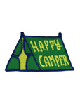 happy camper iron-on patch