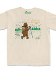 It's All Good in the Woods Hiking Bear Graphic T-Shirt