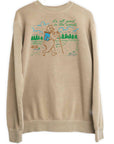 It's All Good in the Woods Hiking Bear Crewneck Sweatshirt