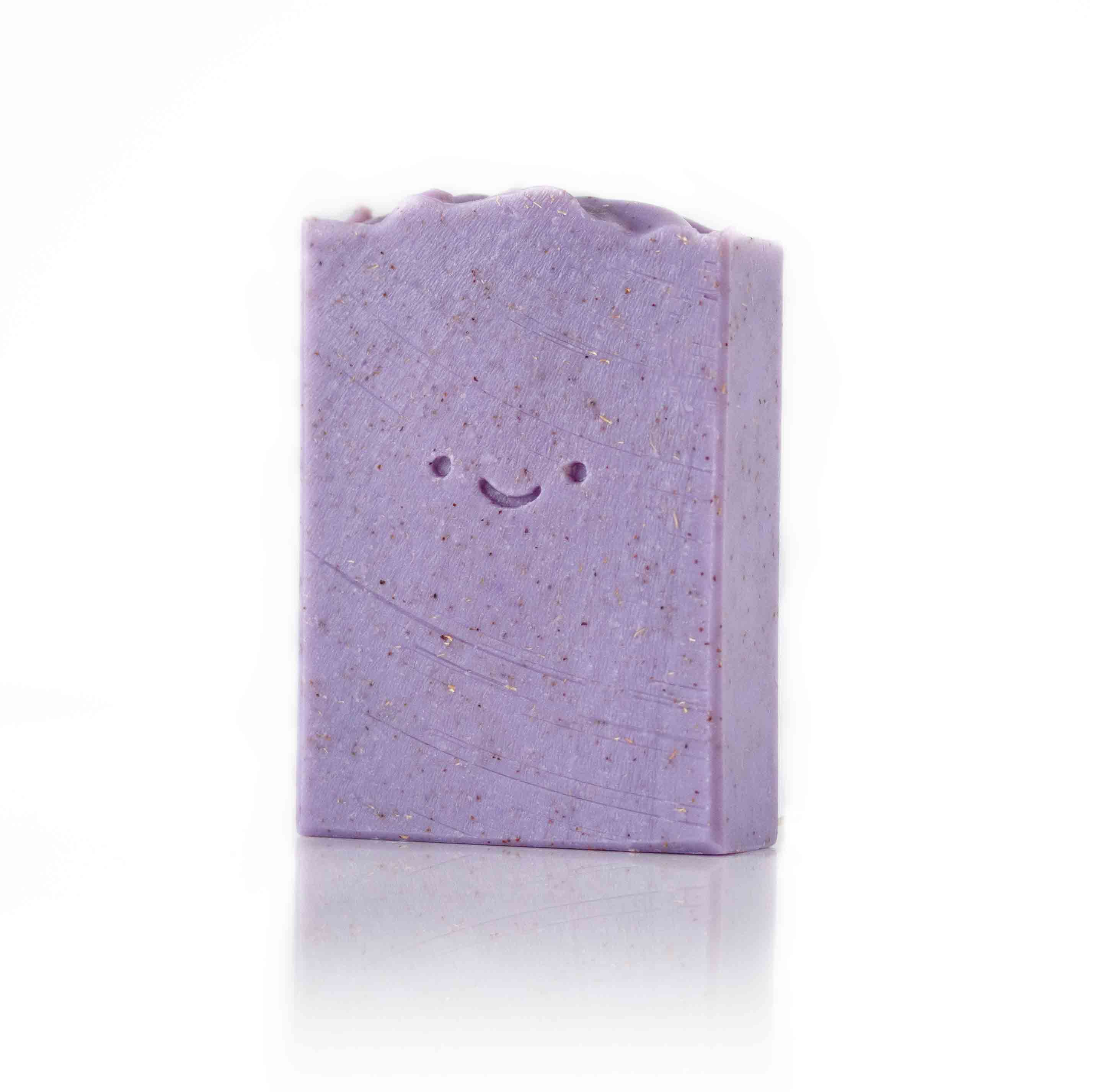 Lavender Exfoliating Handmade Cold Processed Soap by Nurtured by Nature Studio