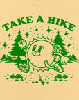 Take A Hike Cute Retro Hiking Sun Graphic T-Shirt by Nurtured by Nature Studio